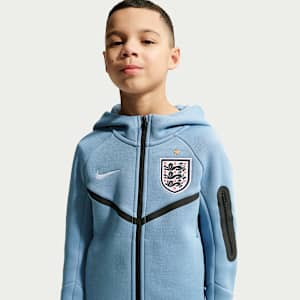 England Tech Fleece Big Kids' (Boys') Nike Soccer Full-Zip Hoodie